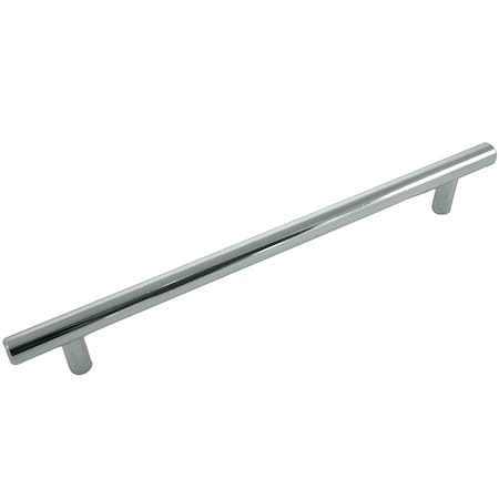 Laurey Steel T-Bar Pull, Polished Chrome, 244mm c/c 87526